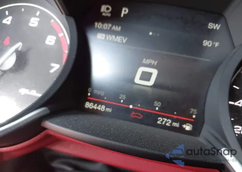 2019 Alfa Romeo Giulia Awd from USA, damaged, VIN ZARFANAN8K7611859